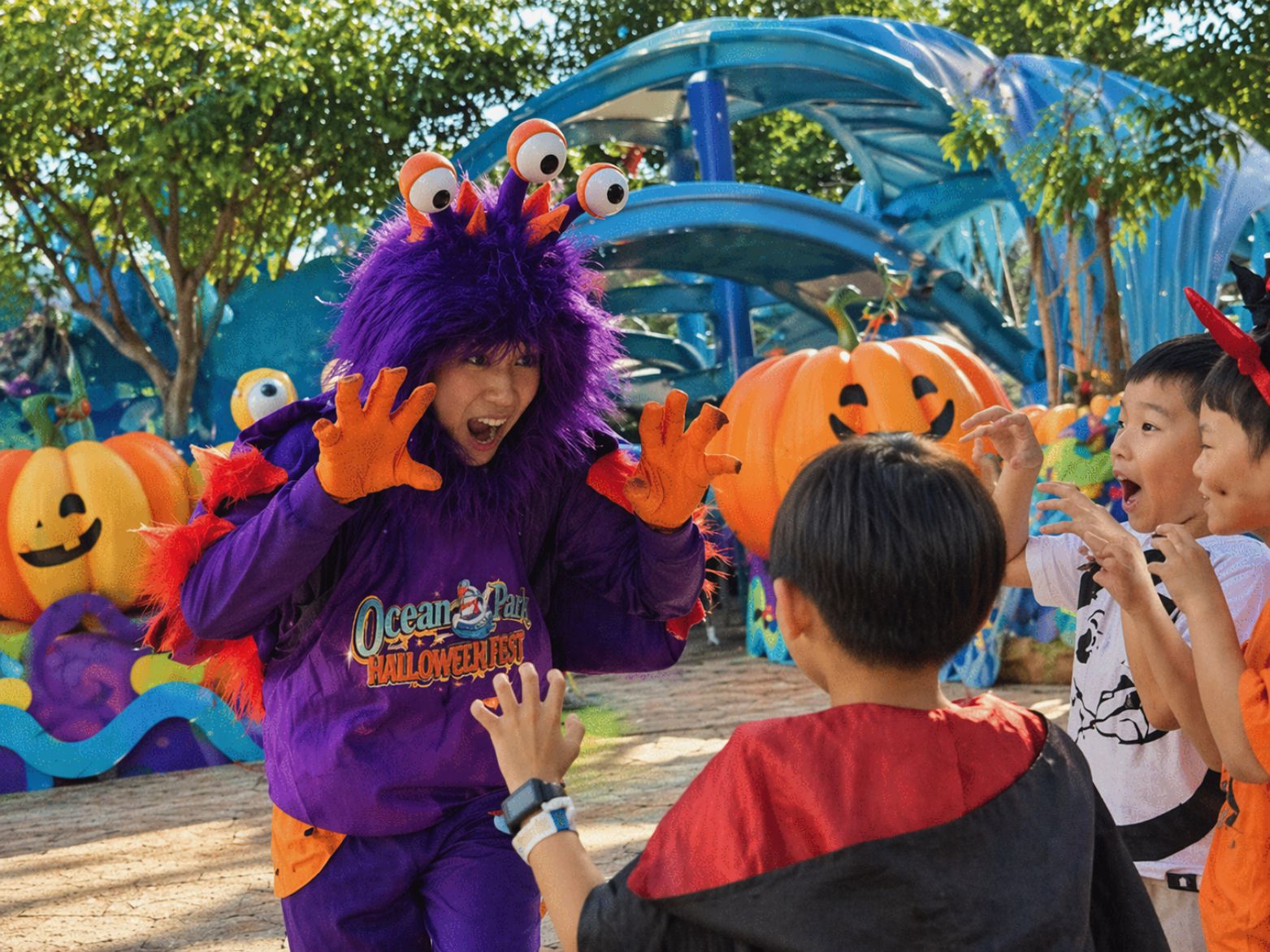 Ocean Park visitor-facing moment and interaction